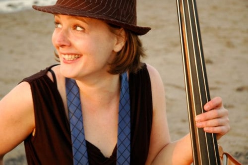 Jenny Hill with bass